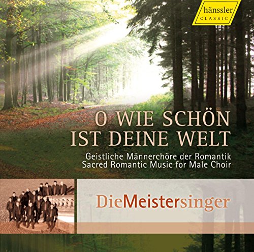 CD cover for "Die Meistersinger" with forest scene and choir image.