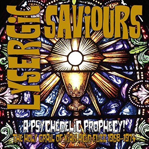 CD cover art featuring a stained glass window with a chalice and golden text.