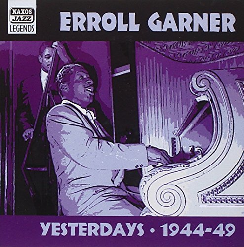 "CD cover art featuring Erroll Garner playing piano with a man standing behind."
