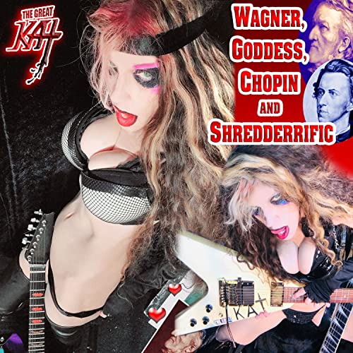 CD cover featuring a woman with a guitar and classical composers.