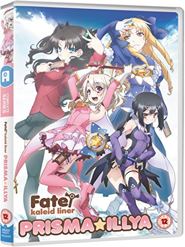 DVD cover featuring four anime girls with colorful hair and outfits.