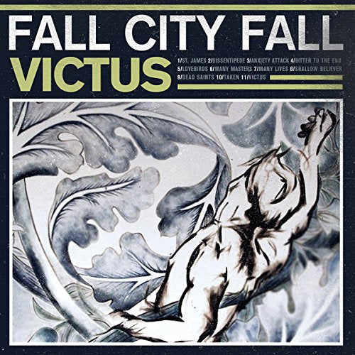 Vinyl album cover with a black-and-white illustration of a muscular man.