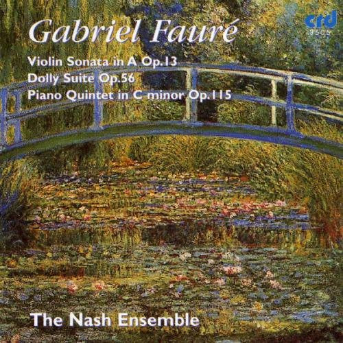 Album cover featuring a serene Monet-style painting of a bridge over a pond.