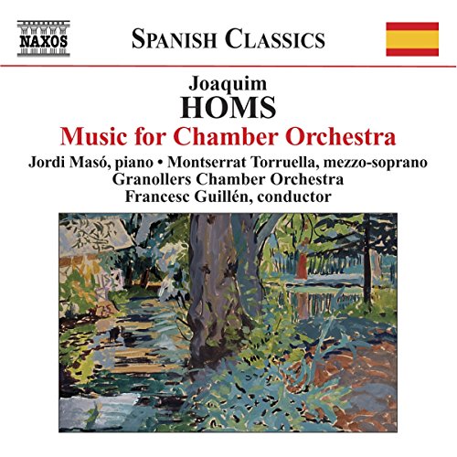 CD cover for "Joaquim Homs - Music for Chamber Orchestra" with landscape painting.