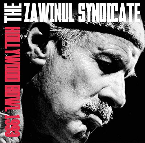 CD cover featuring a close-up, black and white portrait of Joe Zawinul.