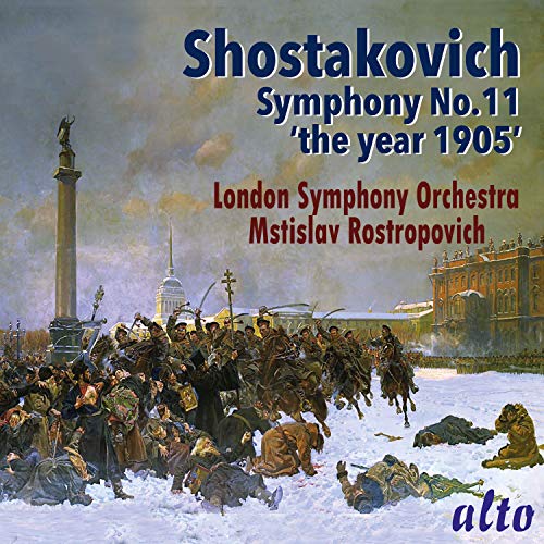 CD cover: Shostakovich's Symphony No. 11 with a historical painting.