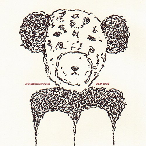 The image depicts a vinyl record cover featuring a sketch of a poodle's head and shoulders. alt text: "Sketch of a poodle's head and shoulders on a vinyl record cover."