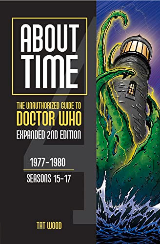 Book cover for “About Time 4,” featuring a lighthouse and tentacles.