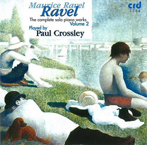 CD cover: painting of people by water, text “Maurice Ravel Volume 2”.