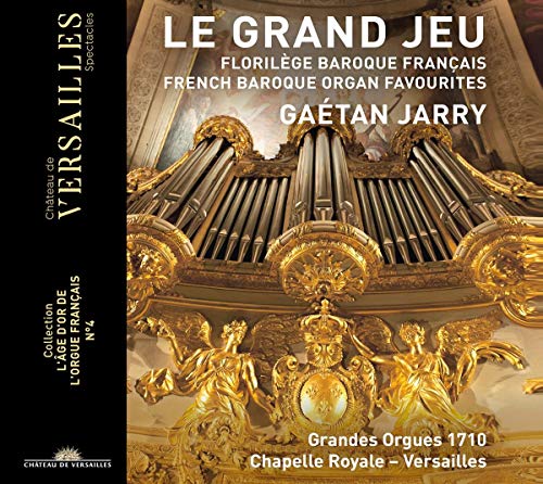 "CD cover featuring a gold ornate pipe organ with golden statues."