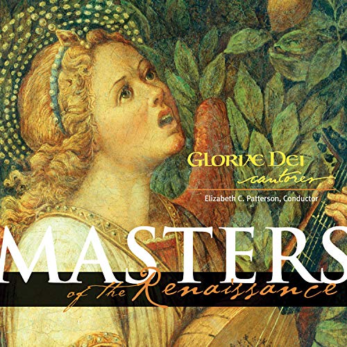 CD cover: Renaissance painting of a woman with harp and text.