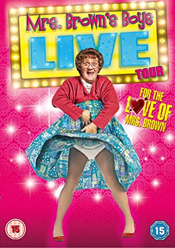 DVD cover featuring a woman in a blue dress against a pink background.