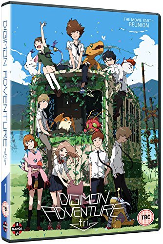 "DVD case featuring anime characters and creatures in a fantasy scene."