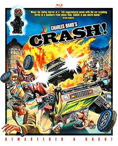 Crash!" Blu-ray cover with chaotic car crash imagery and distressed people.