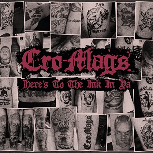 Cro-Mags album cover: collage of tattoo images with band name and title.
