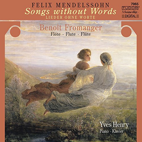 CD cover for Mendelssohn’s “Lieder Ohne Worte” featuring a painted scene.