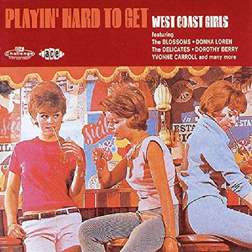CD cover: "Playin' Hard To Get" featuring three women at a diner.