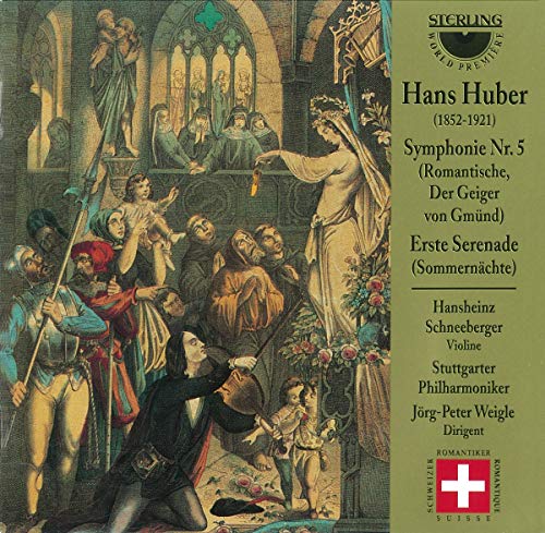 CD cover depicting a classical scene with musicians and text details.