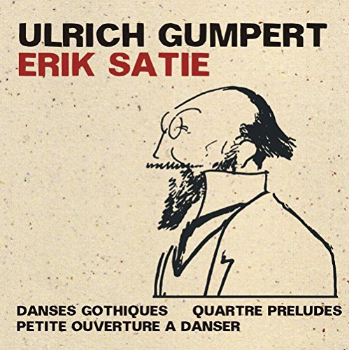 A beige CD cover with a black line drawing of a man and text.