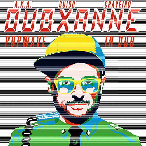 CD cover: halftone portrait of a man with sunglasses and a cap.