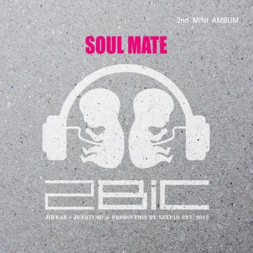 CD cover for “Soul Mate” with headphones and abstract figures.