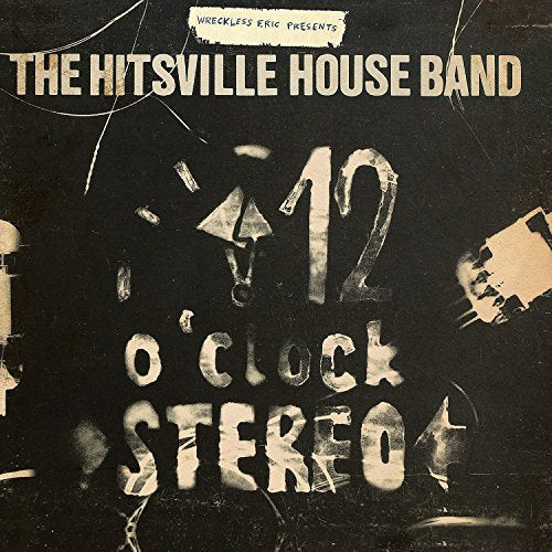 Black album cover with distressed white text: “12 O’Clock Stereo”.