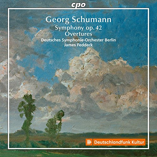 A CD cover featuring a landscape painting with white text and an orange logo.