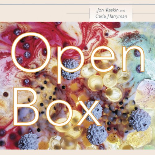 "CD cover with 'Open Box' text on abstract colorful background with swirling patterns."