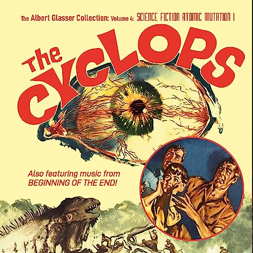 CD cover for "The Cyclops" featuring a giant eye and frightened people.