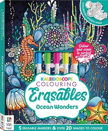 Kaleidoscope Colouring Erasables Kit: Ocean Wonders