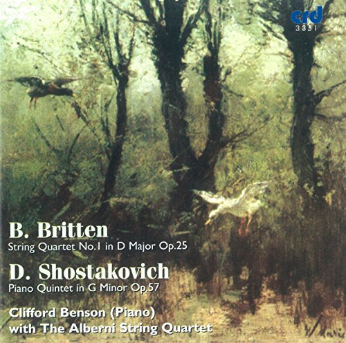 CD cover with painting of ducks in a misty forest scene.