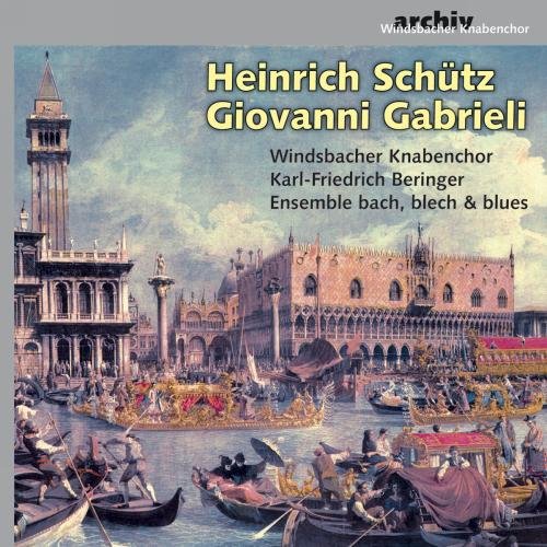 "CD cover featuring a Renaissance painting of boats and a Venetian-style building."