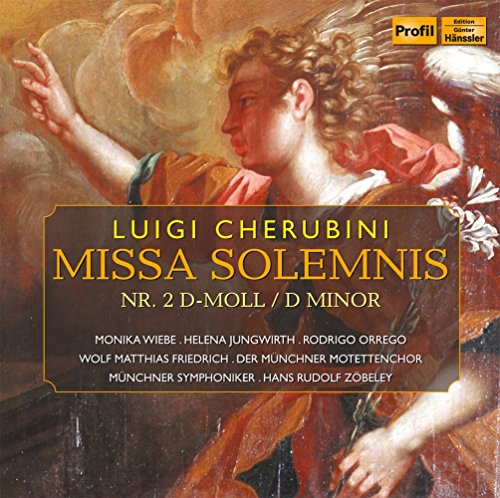 CD cover: cherub detail, text “Luigi Cherubini Missa Solemnis”, performers listed.