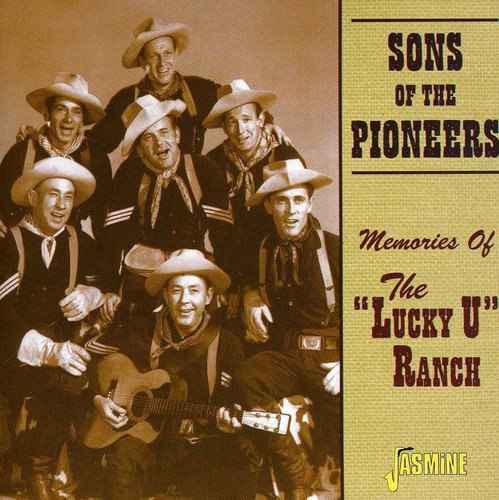 "CD cover with sepia-toned image of men in cowboy attire and western-themed title text."