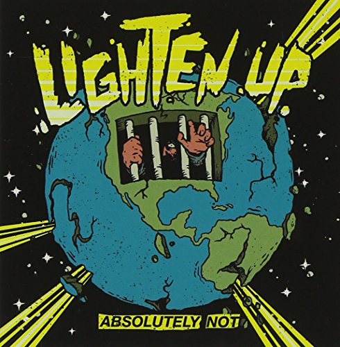 CD cover: Earth with bars, hands reaching out, yellow text.
