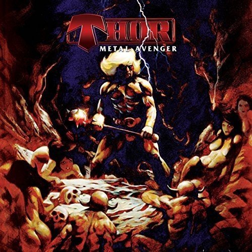 A CD case with a Thor - Metal Avenger disc inside, featuring a metal finish.