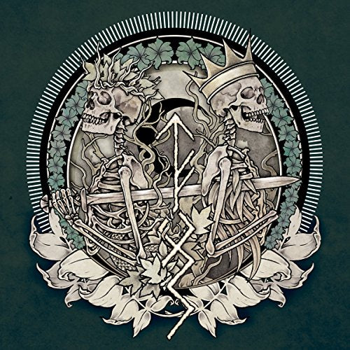 CD cover art: two skeletal figures with floral and geometric designs.