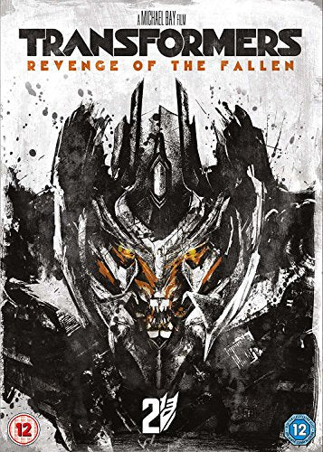 DVD cover for "Transformers: Revenge of the Fallen" featuring a Decepticon face.
