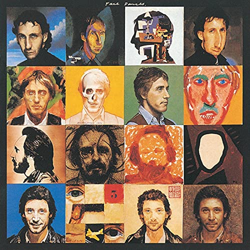 Whothe “Face Dances” vinyl record with album art and inner sleeves.
