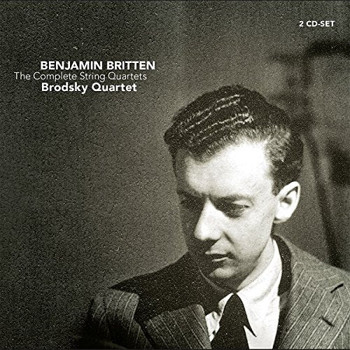 "Album cover with a black-and-white photo of a man in a suit."
