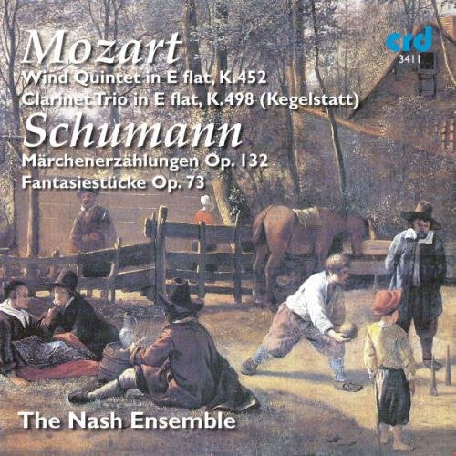 A CD cover featuring a 17th-century style painting of people outdoors, with text overlay.