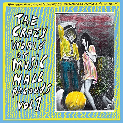 Vinyl record cover: “The Crazy World of Music Hall Vol. 1” with a vintage photo.