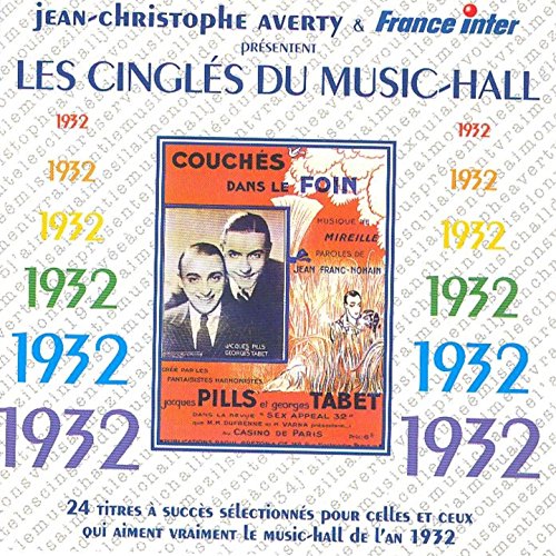 CD cover for “Les Cingles Du Music Hall 1932” featuring a man with a dog.
