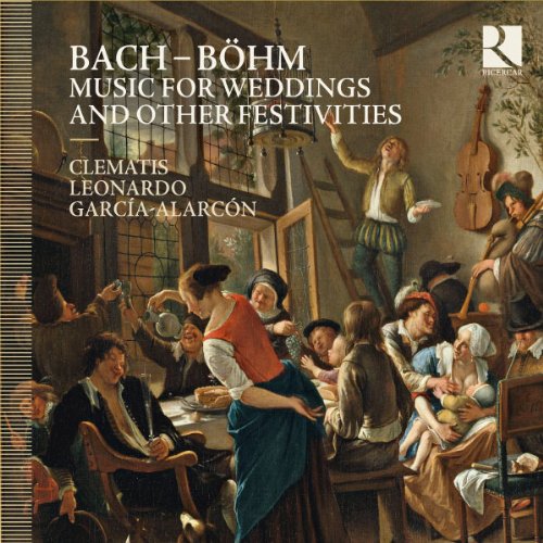 "CD cover featuring a 17th-century painting of people celebrating and drinking together."