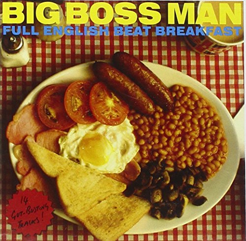 CD cover featuring a full English breakfast with eggs, bacon, and beans.