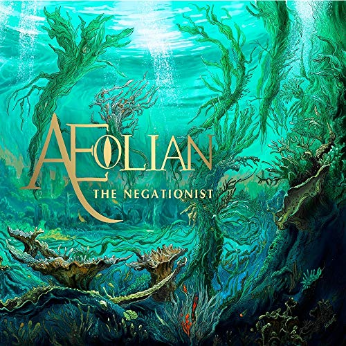 CD cover for Aeolian - The Negationist, featuring underwater trees.
