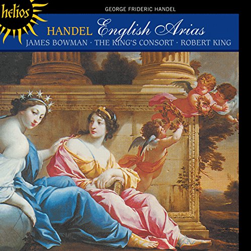 CD cover with a classical painting of women and cherubs, titled "Handel English Arias".
