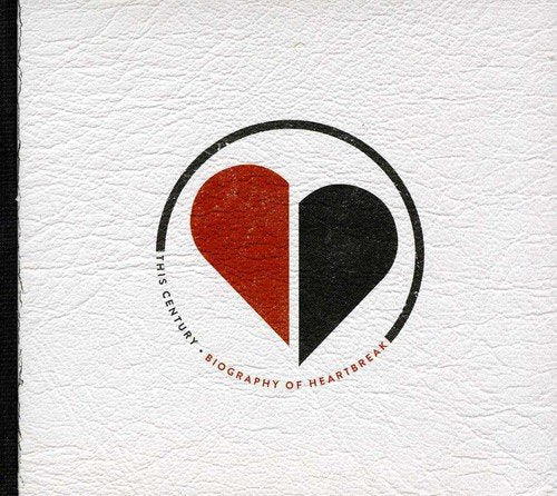 "White textured CD cover with a broken heart logo and band/album name."
