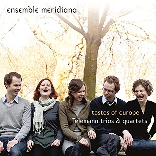 CD cover featuring five people and a bare tree in winter.