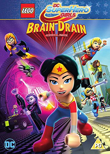 Lego DC Super Hero Girls DVD cover featuring Wonder Woman and friends.